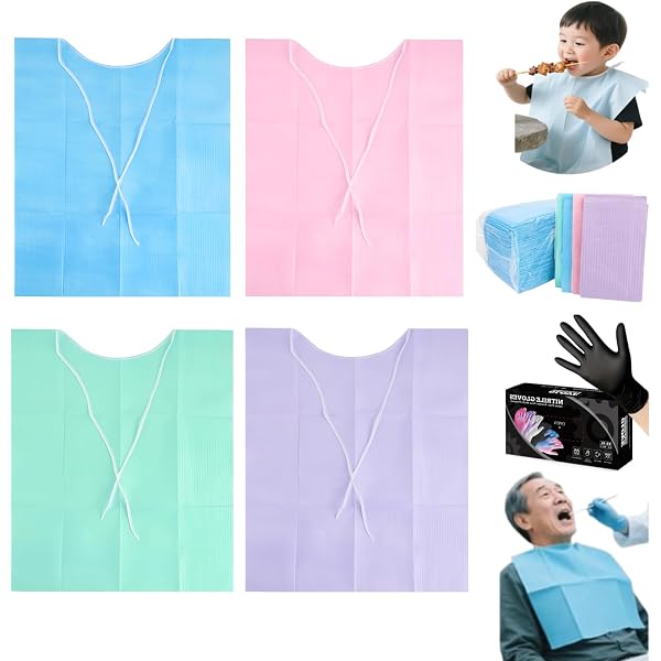 Amazon.co.jp: [Cociliye] 300枚 デンタルエプロン 紙エプロン